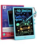 ORSEN Kids Toys LCD Writing Tablet 10-Inch, Magnetic Drawing Board for 3 4 5 6 7 8 Year Old Girls Boys Doodle Board, Educational Sensory Toys Drawing Pad for Easter, Halloween, Birthday Gifts (Blue)