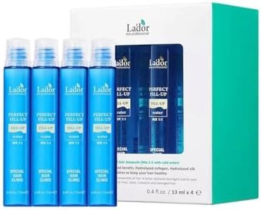 LADOR Perfect Hair Fill-Up Professional Salon Care Hair Serum: 4 x 13 ml Ampoules Hair Treatment with Keratin, Protein, Ceramide, Collagen For Healthy Straight Hair