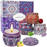 TOJUNE 4 Pack Scented Candles Gift 