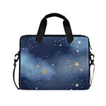 ALAZA Laptop Bag, Dark Blue Star Constellation Computer Sleeve Case Laptop Handbags Briefcase with Strap and Handle for Boys Girls Women Men 14 15 15.6 Inch