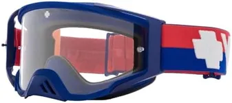 SPY Foundation 3200000000009 Large/Extra Large Fit Bolt USA/HD Clear Ski Goggles for Men for Women + BUNDLE with Designer iWear Eyewear Kit