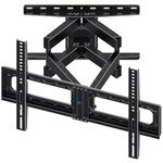 HOME VISION Full Motion TV Wall Mount for Most 32-84 inch TVs up to132 lbs, TV Mount Swivel and Tilt with Dual Articulating Arms, Wall Mount TV Bracket Max VESA 600x400mm, Fits 8" 12" 16" Wood Studs