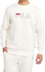 FILA Unisex Classic 2.0 Crew Sweatshirt, Arctic White, Size S