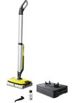 Kärcher FC 7 Cordless Hard Floor Cleaner - electric and cordless floor cleaner for 135 sqm – up to 45 minutes run time - effortless cleaning in one step, Yellow