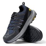 FitVille Women's Extra Wide Fit Trainers, Breathable Walking Hiking Trekking Shoes with Arch Support Wide 6 UK Black