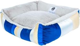 Petique Majestic Pet Bed, Royal Blue, Small