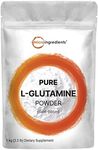 L Glutamine Powder Gut Health, 1Kg, 100% Pure, Free Form - Unflavored- Vegan Friendly, No Filler, No additives, Supports Muscle Recovery, Post Workout | Non-GMO & Gluten-Free