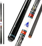 KONLLEN Carbon Fiber Pool Cue Stick Low Deflection Hand-Made Inlay Billiard Cue Ultra-Smooth Professional Feeling Billiard Pool Cue Sticks for Adults