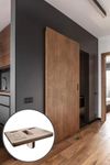 Milcasa Magic 2 (1800) – Wall Mount Concealed Sliding System for Wood Doors (Door is NOT Included) - Completely Concealed Hardware and Track. Made in Italy. Free Template Included.