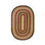 5 x 8' Gingerbread Oval Jute Braided Rug