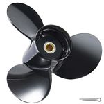 JSPROP Boat Propeller fit Johnson Evinrude OMC Stern Drive 40-140 HP Engines 13 Spline Tooth Outboard Prop RH OEM Propeller for 50 60 65 70 75 85 88 90 100 110 112 115 120 125 135 HP (13 1/2X15)