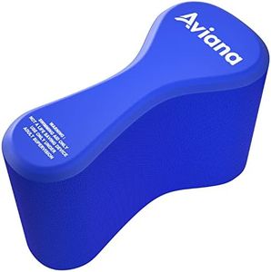 Pull Buoy Swim Training Leg Float for Adults & Youth | Swimming Pool Strokes & Upper-Body Strength EVA & BPA Free (Blue)