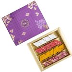 THE SWEET BLEND Fusion Katli Box | 500 gm | Premium Gift Box | Assorted Kaju, Rose, Kesar, Anjeer Katli | Ideal for Gifting and Celebrations | Gift Hamper | Rich and Flavorful | 100% Natural Ingredients