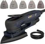 MAXXT Detail Sander, R7310, Mouse Sander with Efficient Dust Collection System, Compact Electric Sander with Multi-Function Hand Sander for Woodworking(Black)