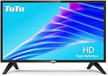 TuTu 32-inch 60Hz 720P HD LED TV Widescreen High Definition Slim Television with Dolby Audio HDMI,USB (2023 Model)