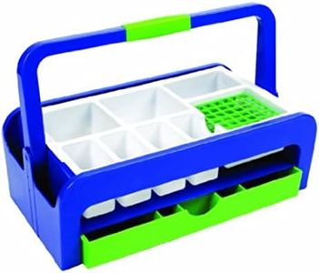 Heathrow Scientific HS2200B Blood Collection Tray with Drawer and Folding Handle, Lightweight, Disposable Inserts Included