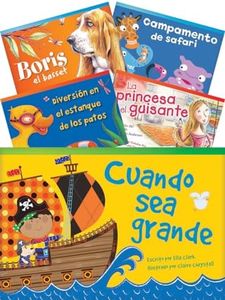 Teacher Created Materials - Classroom Library Collections: Literary Text Readers (Spanish) Set 1 - 10 Book Set - Grade 1 - Guided Reading Level A - I