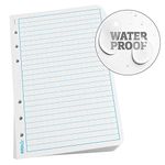 Rite in the Rain Waterproof (DURARITE) Loose Leaf Paper, 4.625" x 7", White, Universal Pattern, 100 Sheet Pack (No. 672)