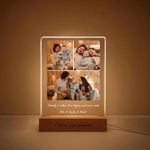 THE GRANDEUR Customised Photo Frame, Personalized Picture, Printed Led Lamp for Anniversary, Valentine, Birthday, Wedding Gifts for Him, Her, Men and Women