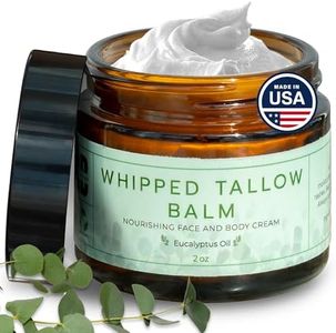 Really Good Blends Whipped Tallow Balm (Eucalyptus), Organic Body Butter Cream, Grass Fed Beef Tallow for Skin Moisturizer, All Natural Lotion, 2 oz