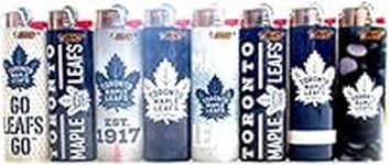 Bic NHL Toronto Maple Leafs Full Size Lighters Lot of 8