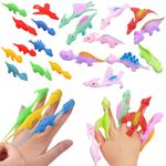 DKDDSSS 20PCS Stretchy Flying Dinosaur, Slingshot Dinosaurs, Flying Dinosaur Toys, Christmas Party Favours Goodie Bag Fillers,for Girls Boys