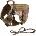 RubRab Tactical Dog Harness Vest wi