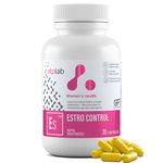 ATP LAB Estro Control Vegetarian Capsules - 30 Count, 30-Day Supply - Helps to Support Healthy Estrogen Metabolism & Estrogen Supplements for Women - Turmeric & Resveratrol Supplement