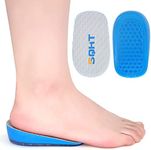 SQHT Height Increase Insoles - 1 Inch Heel Lift for Achilles Tendonitis, Heel Pain and Leg Length Discrepancy, Shoe Inserts for Men and Women (1'' Height)