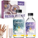 Craftinger Cryastal Clear All In One Epoxy Resin 3:1 Mixing Ratio For Resin Art (1200 Gm)