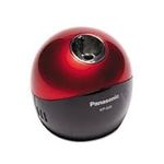 Panasonic Pinpoint Desktop Battery-Operated Pencil Sharpener, Black/Red (KP-006AB)