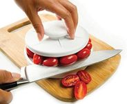 Rapid Slicer Food Cutter, Non-Slip Holder to Slice Foods Easily and Safely, White