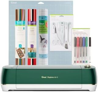 Cricut Explore Air 2 Cutting Machine (Emerald) | Ultimate Starter Kit