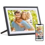 ARZOPA Digital Photo Frame WiFi 10.1 Inch 32GB Frameo Digital Picture Frames IPS Touchscreen Electronic Photo Frame Share Photos Videos Music Calendar Alarm Auto Rotate