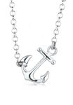 Elli Necklace Anchor 925 Sterling Silver