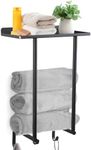 Gzsekken Wall Mounted Towel Rack,To