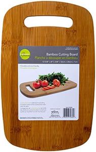 Luciano Housewares, Beige Classic Bamboo Cutting Board, 12.6 x 7.87 inches, 12.75 x 7.87