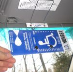 Handicap Placard Cover and Holder - Horizontal VisorTag VTDH130. Easily Display & Swing Away Your Disabled Parking Placard. Best Handicapped Parking Tag Holder and Protector Available. Don't Settle for a Cheap & Flimsy Cover you Buy Over & Over, You Deserve a VisorTag with. Patented and proudly Made in USA.