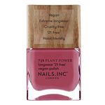 Nails.INC 73% Plant Power Nail Polish, Long Lasting Nail Color Lasts Up to 10 Days, Quick Drying, Cruelty Free, Vegan, 21 Free Formula, Halal Friendly, Stay Sustainable