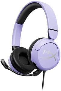 HyperX Cloud Mini Wired Gaming Headphones for Kids, Volume 85dB for PC/Switch/PS/Chromebook/Xbox/Mobile Phone, Lavender