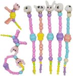 Senteen Children's Friendship Bracelets, Pack of 8 Mood Bracelets, Transformation Bracelets for Children, Can Be Spliced as Wish, Colourful Children's Jewellery Bracelet, Children's Birthday Girl