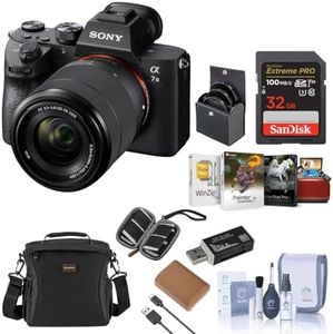 Sony Alpha a7 III Mirrorless Digital Camera with FE 28-70mm Lens - Bundle, Shoulder Bag, 64GB SD Card, Card Reader, SD Card Case, PC & Mac Software Kit, Extra Battery, 55mm Filter Kit