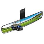 10L0L Panoramic Convex Golf Cart Mirror for EZGO, Club Car, Yamaha, Golf Cart Rear View Mirror