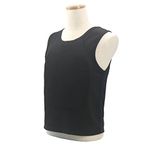 WAOBE IIIA level Bulletproof Vest - Concealed Tactical Safety Protection Clothing Stab-Resistant Vests Lightweight Waterproof Breathable/black / 4XL