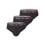 Reebok Men's Wiggins Briefs, Black, L UK