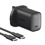 Anker Nano Charger, 100W MacBook Charger, USB C Charger for MacBook, iPad, iPhone Series, Galaxy, and All USB C Devices, 6 ft USB-C Cable Included