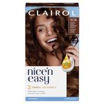 Clairol Nice'n Easy Permanent Hair Dye, 5CB Medium Warm Chestnut Brown Hair Color, 1 Count