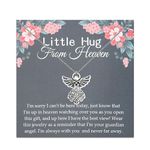 Hug From Heaven Necklace Gift From Heaven Birthday Christmas Wedding Keepsake Letter From Heaven Sympathy Condolence Gift (Little Hug From Heaven NE CA)