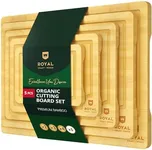 Natural Bamboo Cutting Board with J