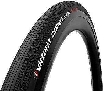 Vittoria Corsa Control Graphene 2.0 - Road Bike Tire - Foldable Bicycle Tires for Performance in Rough Roads (700x25c, Full Black)